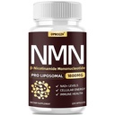 NMN Supplement 1000mg, Liposomal β-Nicotinamide Mononucleotide, Boost NAD+ with High Activity Resveratrol, Quercetin, TMG, CoQ10, Supports Cellular Energy, Healthy Aging, 120 Vegan Non-GMO Capsules