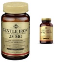 Solgar Gentle Iron - Ideal for Sensitive StomachsRed Blood Cell Supplement & Vitamin E 268 MG (400 IU) (d-Alpha Tocopherol & Mixed Tocopherols), 100 Softgels