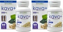 VH Nutrition KAVA+ | Kava kava Capsules | 1050mg Piper Methysticum + Kavalactones | Mood Support* Supplement | 60 Capsules (Pack of 2)