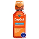 Vicks DayQuil Cold and Flu Relief Liquid Medicine, Non-Drowsy Powerful Multi-Symptom Daytime Relief for Headache, Fever, Sore Throat, Minor Aches and Pains, Nasal Congestion, Sinus Pressure, and Cough, 8 FL OZ