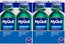 Vicks NyQuil Cough Cold and Flu Nighttime Relief, Original Liquid, 2x12 Fl Oz (Pack of 2)