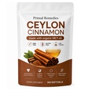 Primal Remedies Ceylon Cinnamon Softgels with MCT Oil - 300 Softgels | Highly Bioavailable Herbal Extract, Non-GMO & Gluten Free