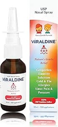 0,5% Povidone-Iodine Nasal Spray, Rapid Relief Formula, Βοηθά στην Καθημερινή Συμφόρηση, 100 Εφαρμογές, 30ml
