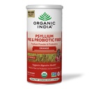 Organic India Psyllium Husk Powder - Pre & Probiotic Fiber Supplement, Organic Psyllium Husk Fiber Supplement, Dietary Fiber, USDA Organic, Vegan, Gluten Free - Orange, 10 Oz
