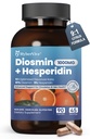 Diosmin Hesperidin 1000mg, High Potency Citrus Bioflavonoids Standardized to 81% Diosmin & 9% Hesperidin, Vein Support & Healthy Circulation, Made in USA, 90 Capsules