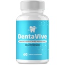 Dentavive Capsules, Official Denta Vive Oral Health Supplement Pills - Maximum Strength, All Natural for Gum Health, Teeth, Fresh Breath, Premium Dentavive Dental Care Reviews (60 Capsules)