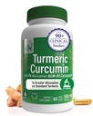 Health Thru Nutrition Turmeric Curcumin Complex 500mg Supplement | as BCM-95 Curcugreen Clinically Studied | Vegan Certified (Pack of 60)