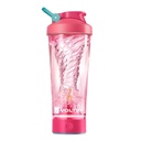 VOLTRX VortexBoost Electric Shaker Bottle, USB C Rechargeable Protein Shake Mixer, Shaker Cups for Protein Shakes and Meal Replacement Shakes, BPA-Free, Made with Tritan, Candy Pink, 24oz