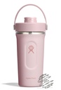 Hydro Flask Shaker Bottle – Insulated Stainless Steel Gym Bottle for Pre Workout & Protein 24 Oz Trillium Pink