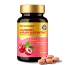 BioHarmony Cranberry Supplement for Women with Grape Seed Extract – 720mg Cranberry & 696mg Grape Seed per Serving– Support Urinary Tract Health, Skin Health & Feminine Wellness – Non-GMO, 60 Tablets