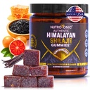 Organic SHILAJIT Gummies by NutroTonic | Cane Sugar Free, Sweetened by Organic Manuka Honey | Clean Formula | Natural Fulvic & Humic Acid | Heart & Brain, Cellular Health | 30 Healthy Gummies (1)