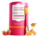 Shilajit Honey Sticks for Women, Strawberry Flavor Honeysticks, Shilajit with Shatavari & Saffron,75%+ Fulvic Acid, 85+ Trace Minerals for hormonal Balance, Boost Energy & Stamina - 30 Sticks