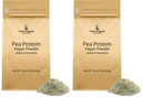 PURE ORIGINAL INGREDIENTS Pea Vegan Protein Powder (1 lb) Gluten Free, from Yellow Peas (Pack of 2)