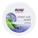NOW Foods Solutions, Chest Rub Relief, Soothing and Warming, with Soothing Natural Oils and Menthol Aroma, for Breathing Comfort and Well-Being, 2-Ounce