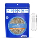 Capsuline - Size 0 Clear Empty Gelatin Capsules - 10000 Count - Manufactured in North & South America - Kosher & Halal Certified - Pill Capsules - 10000SF