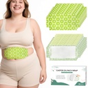 30 PCS Castor Oil Pack Wrap Plus Size, Castor Oil Patches Self-Adhesive for Liver, Stomach, Anti Leakage, No Wash, Portable for Women and Men, 11.8 * 6.3in (Oil Not Included)