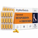 Liposomal Diosmin Hesperidin 1000mg Complex with Horse Chestnut, Butcher’s Broom & Green Tea Extract | Vein & Leg Circulation, Lymphatic Drainage | 90 Blister-Sealed Capsules