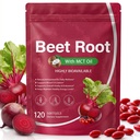Beet Root Capsules, 20:1 Extract, Highly-Concentrated Beet Root Extract for Nitric Oxide Booster, Circulation & Vitality, Energy Level Support, With MCT Oil for Better Absorption| 120 Pcs