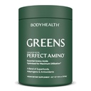 BodyHealth Perfect Greens Formula (30 Svgs) Daily Superfood Green Apple Smoothie Powder with Vegetables, Fruit, Antioxidants, Prebiotics, Probiotics, Fiber, and PerfectAmino Protein