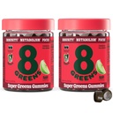 8Greens Supergreens Effervescent Tablets, Apple, 100 Servings | Boosts Metabolism, Immunity & Focus; Contains Aloe vera, spirulina & chlorella; Vitamins C, B6, B12 & folate; Doctor-Backed