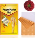 Capsaicin Patches & Pain Patches, Heat Patches for Back, Knee, Neck, Shoulder, Muscle (L (3.94" * 7.09") 20 Count)