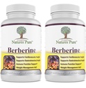 Simply Natures Pure Premium Berberine HCl 500mg - 120 Capsules - Cardiovascular Gastrointestinal Immune Support - Chromium Cinnamon (Pack of 2)