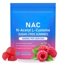 N-Acetyl Cysteine Gummies – NAC 1000mg Daily Dietary Supplement, Non-GMO, 60 Vegan Gummies