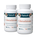 Pattern Wellness Glutathione Supplement - Active Reduced Glutathione Formula with Added Vitamin C - Cell, Antioxidant, + Immune Health Support - 60 Vegan Capsules