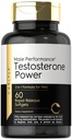 Carlyle Testosterone Supplement for Men | 60 Softgels | for Male Performance | Non-GMO & Gluten Free