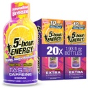 5-hour ENERGY HAWAIIAN BREEZE Flavor, 20 Count, 1.93 Fl Oz Energy Shot, Extra Strength, Amino Acids, B Vitamins, Sugar Free and Zero Calories