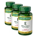Nature's Bounty Vitamin E 1000 IU Softgels, Supports Antioxidant Health & Immune System, 1 Serving per Day, No Gluten, 60 Softgels (Pack of 3)