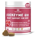 Heart Support Supplement for Dogs, Taurine for Senior & Puppy Dogs, Dog Multivitamin with CoQ10 & L-Carnitine for Heart, Cardiovascular & Antioxidant Support - 200ct
