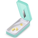 Bug Hull Pill Cutter with Removable Silicone Liner, Pill Splitter with Stainless Steel Blade, Pills Cutters Splitter for Small and Tiny Tablets, Splitters for Small or Large Pills Professional-Green