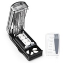 Multiple Pill Cutter for Small or Large Pills, Adjustable Pill Splitter for Multi Tablets, Stainless Steel Cutting Blade and Blade Guard (Black)
