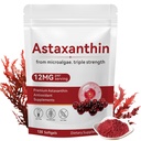 Premium Astaxanthin Supplement 12mg - Powerful Antioxidant Formula for Eye Skin Health Immune Function Internal Circulation Support - 120 Softgels