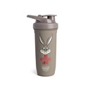 Smartshake Looney Tunes Reforce Stainless Steel Protein Shaker Bottle - Non Insulated Unisex Gym Bottle | Metal Shaker Bottles - 900 ml | 30 oz - Leakproof Screw-on Lid - BPA Free (Bugs Bunny)