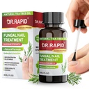 Toenail Fungus Treatment Extra Strength - DR.RAPID Nail Repair for Damaged Nails, Nail Fungus Treatment Extra Strength with 25% Undecylenic Acid & Tea Tree Oil, Nail Repair for nail fungus treatment