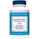 The Vitamin Shoppe Iron 25MG - Red Blood Cell Production, Energy & Oxygen Transport Support, Essential Mineral