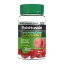 Robitussin Soft Chews, Long-Acting Cough Relief, Adult Formula, Berry Flavor, 20ct Chewable Tablets