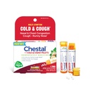 Chestal Adult Cold & Cough Pellets for Nasal & Chest Congestion, Fitful Cough, Sneezing, Occasional Minor Sore Throat, and Runny or Stuffy Nose - 2 Count (160 Pellets)