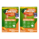 Zyrtec Children's 24 Hour Dissolving Allergy Relief Tablets with 10 mg Cetirizine Hydrochloride Antihistamine, Dissolvable Allergy Medicine for Kids Ages 6 Years+, Citrus, 24 + 12 ct