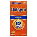 Delsym Adult Cough Suppressant Liquid, Orange Flavor, 5 Ounce (Pack of 4)