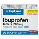 Topcare, Health Ibuprofen 200mg Caplets, 50 Count