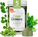 Zahler Core Greens Συμπληρώματα διατροφής - Superfood Powder - Super Green Juice & Smoothie Mix - Phytonutrient Πλούσιο με Spirulina, Chlorophyl & More - Kosher Superfood