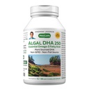 ANDREW LESSMAN Algal DHA 250mg 180 Softgels - Plant-Based Omega-3 Oils, Natural Marine Algae, High DHA, Non-GMO, High Potency, No Stomach Upset, No Fishy Aftertaste. Small Easy to Swallow
