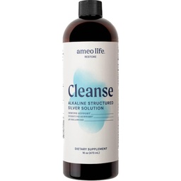 Ameo Life Colloyal Silver Liquid 30 PPM - Αλκαλικό Δομημένο Ασημί Νερό για Καθημερινή Ανοσολογική Υποστήριξη & Υγεία των Ούρων, pH Ισορροπημένο Κολλοειδές Ασημί 30ppm Λύση, 16 oz