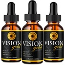Vision Gold Drops, Official Vision Gold Eye Health Supplement Drops - Maximum Strength, All Natural Visual Wellness & Crystal Clear View, Premium VisionGold for Gentle Eye Care Reviews (3 Pack)