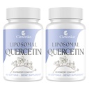 Liposomal Quercetin 1000mg with Bromelain, Vitamin C & Zinc, Quercetin Complex Supplement with Elderberry, Berberine & Mullein, Immune Wellness, Respiratory Comfort, 120 Softgels