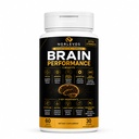 Advanced 5-in-1 Brain Performance Formula –Cognitive Support for Focus, Memory & Mental Clarity-Citicoline, Bacopa Monnieri, Lion's Mane Mushroom, L-Tyrosine– 60 Vegan Capsules