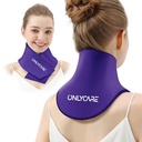 ONLYCARE Neck Ice Pack Wrap Gel - Upgraded Shoulder Ice Packs for Injuries Reusable, Hot and Cold Compress Ice Packs for Neck, Relief of Pain, Swelling, Sprains, Office Pressure